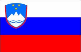 Bandeira da Eslovênia.