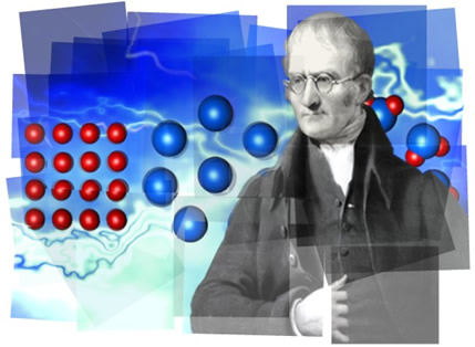 As ideias de John Dalton deram origem à primeira teoria atômica moderna