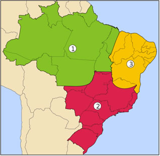 As regiões Geoeconômicas do Brasil