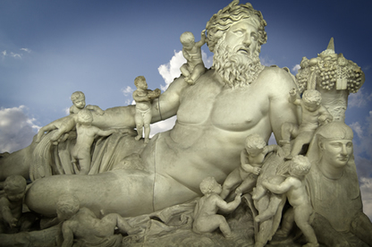 A origem dos deuses e heróis da mitologia grega foi retratada na Teogonia de Hesíodo