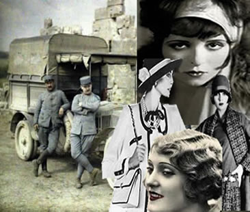 As vestimentas femininas com o advento da Primeira Guerra Mundial