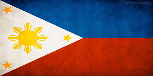 Bandeira da Filipinas.