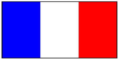 Bandeira da França.