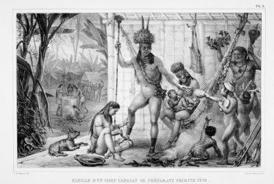 Povos indígenas brasileiros retratados por Jean-Baptiste Debret