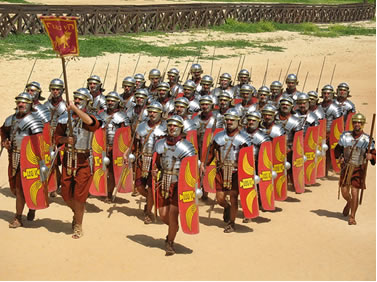 Os soldados romanos ingeriam, em pequenos goles, uma mistura de ácido acético de vinho azedo durante suas marchas