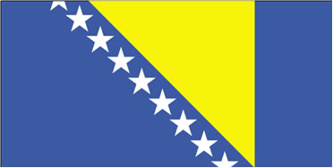 Bandeira da Bósnia-Herzegóvina